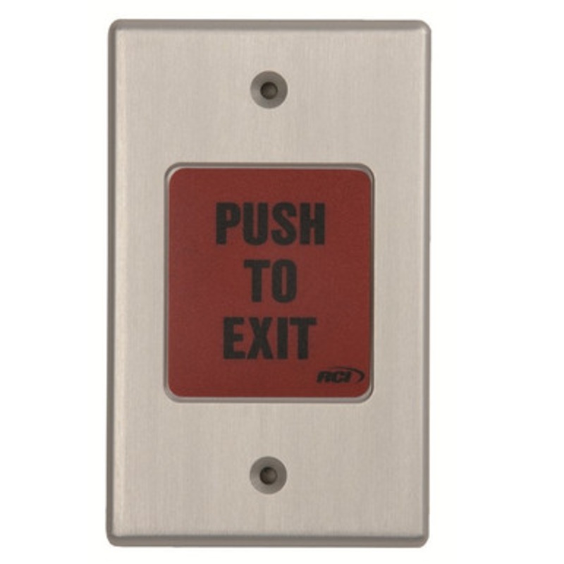 Rutherford Controls RCI 917 Easy Touch Exit Push Button - Heavy-Duty ...