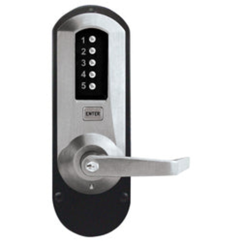 Simplex 5010 Exit Trim Mechanical Pushbutton Lock - Heavy-Duty Ball ...
